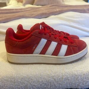 Adidas Red Campus Sneakers